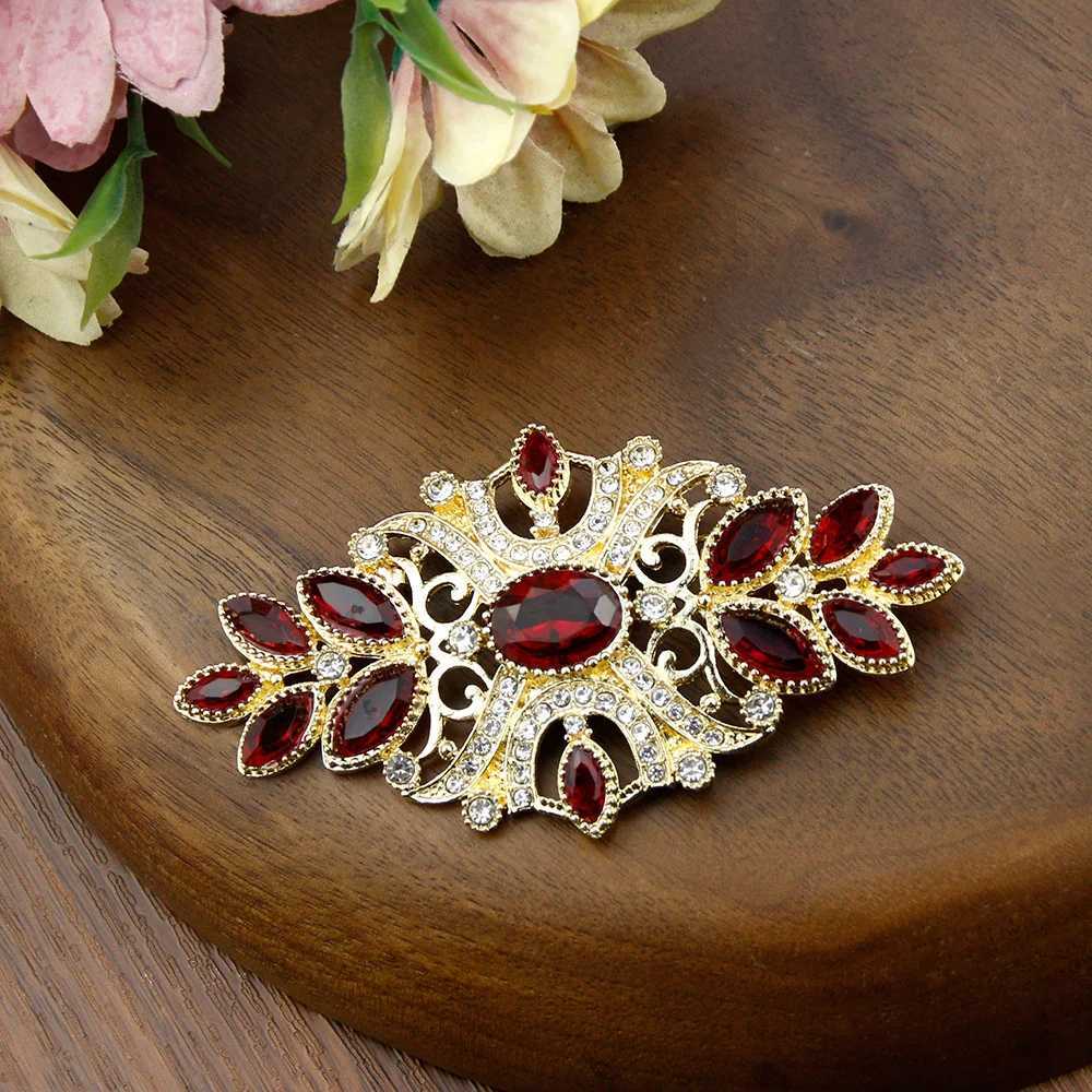 Elegent Algeria Morocco Colorful Brooches For Women Ethinc Wedding Jewelry Bohemia Baroque Scarf Caftan Brooch Pins Z260401