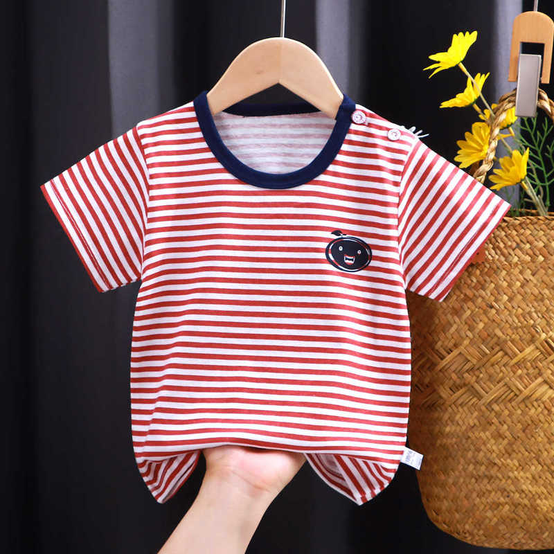 T-shirts T-shirts Children's short sleeve T-shirt cotton baby cartoon thin short sleeve girls' summer new Korean children's single T-sh