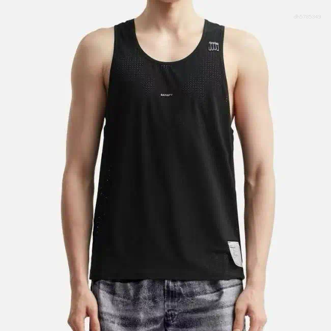 Men's T Shirts Faionable Hole Vest Youthful Breathable Skin-Friendly Modal Loose Fit Round Ne No Sve Summer Wear For Teens