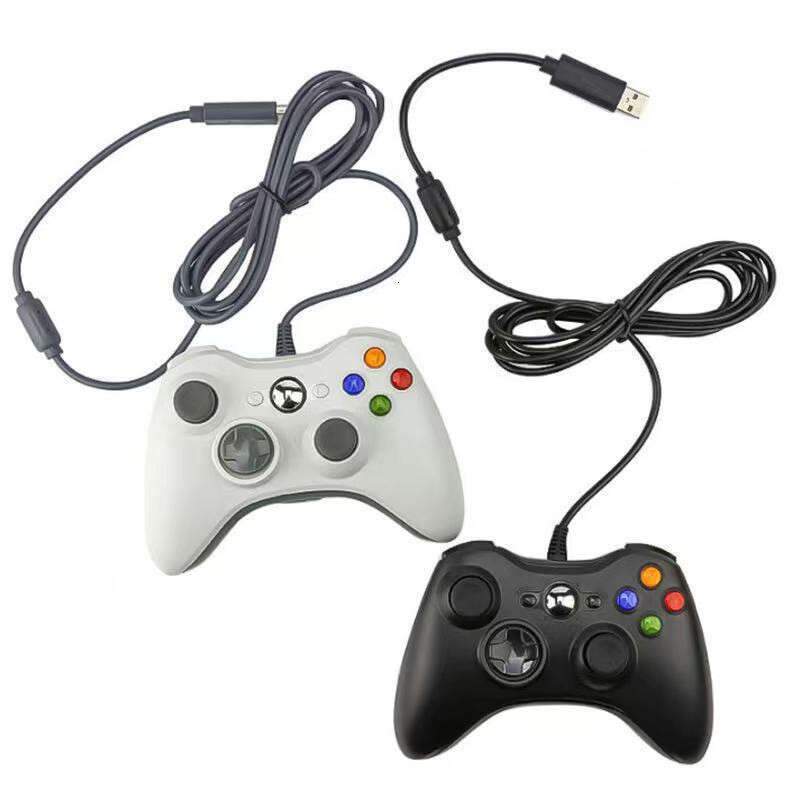 XBOX 360 Game Controller, Universal for TVBOX, PC, PS3, Android TV, Steam, Dual Motor Vibration, Wired & Wireless Gamepad, Gaming Accessories, Cross-b