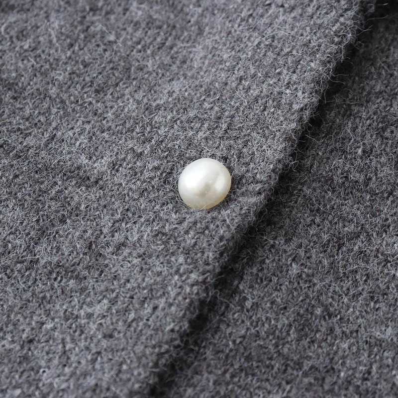 Cardigan Cardigan Girls' Wool Sweater Autumn/Winter Korean Style Round Neck Knitted Cardigan with Stylish Bow