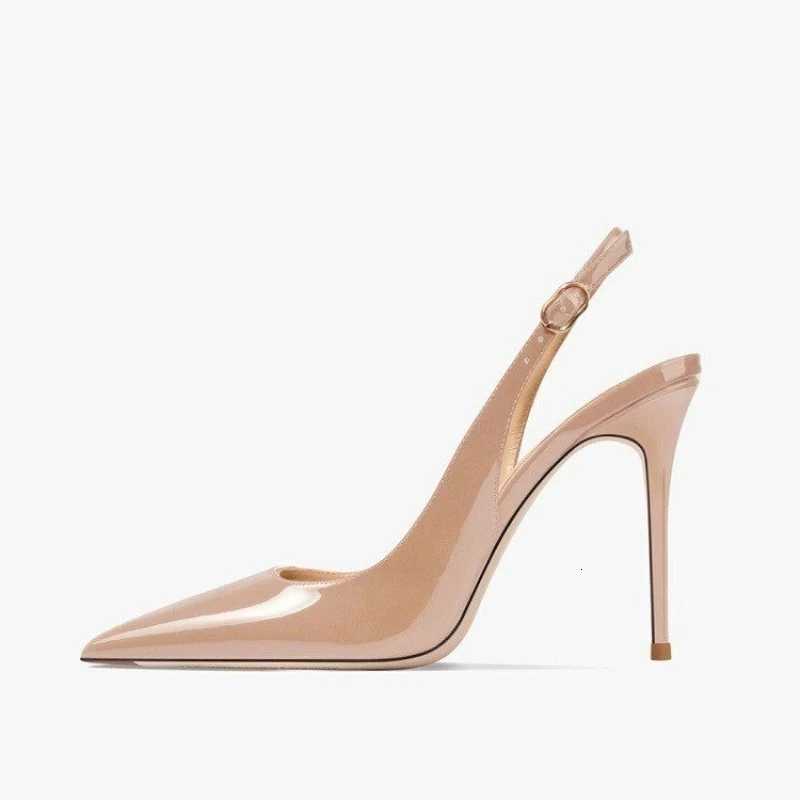 2025 New Luxury Summer Sexy Pointed Designer High Heels Daily Casual Party Comfortable Buckle Womens Sandals Sandalias Mujer X260401