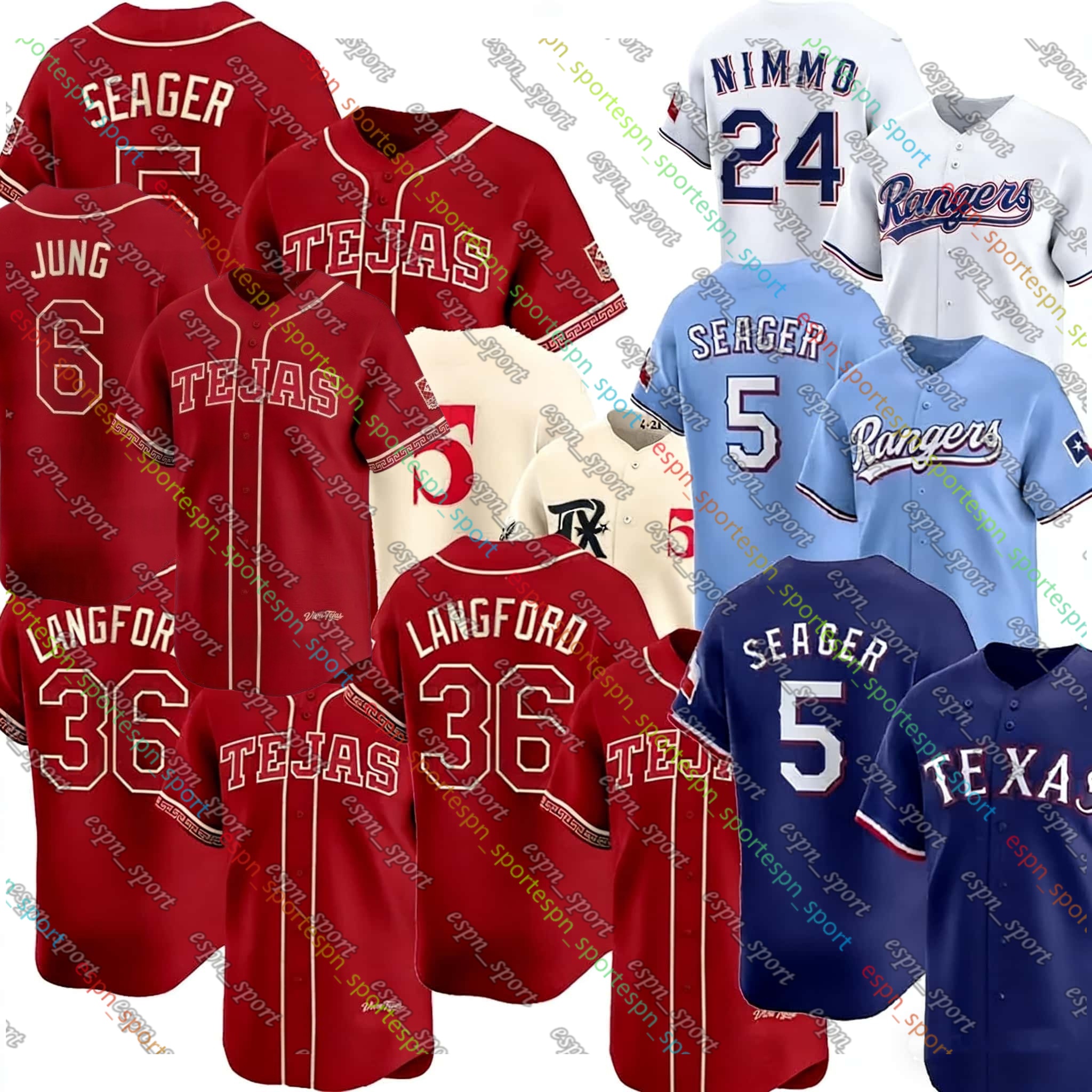 36 Wyatt Langford 2026 Tejas City Connect Ranges Jersey 5 Corey Seager Brandon Nimmo Nathan Eovaldi Jacob deGrom Josh Jung Texas Men Women Youth