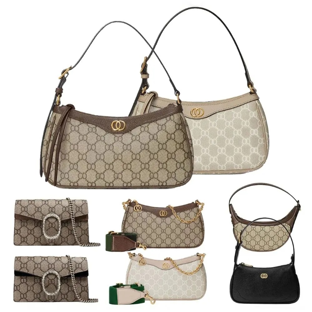 Designer Bag Shoulder bag Luxury Womans Wallet Brown Fashion Handbag Classic Women's Bag Printed Retro Sweet Outdoors Purse Underarm Bag Cross body bag