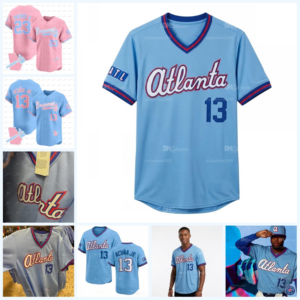 Atlantas Braves 2026 City Connect Baseball Jersey Ronald Acuna Jr. Michael Harris II Marcell Ozuna Spencer Strider Austin Riley Matt Olson Ozzie Albies Sean Murphy