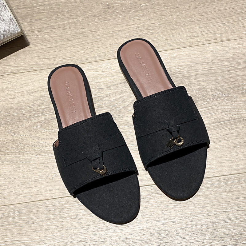Hot New Free Shipping designer slippers for womens flat slippers blue beige black pink green Fashion Embroidered Flat Sandals with Horsebit Buckles fo