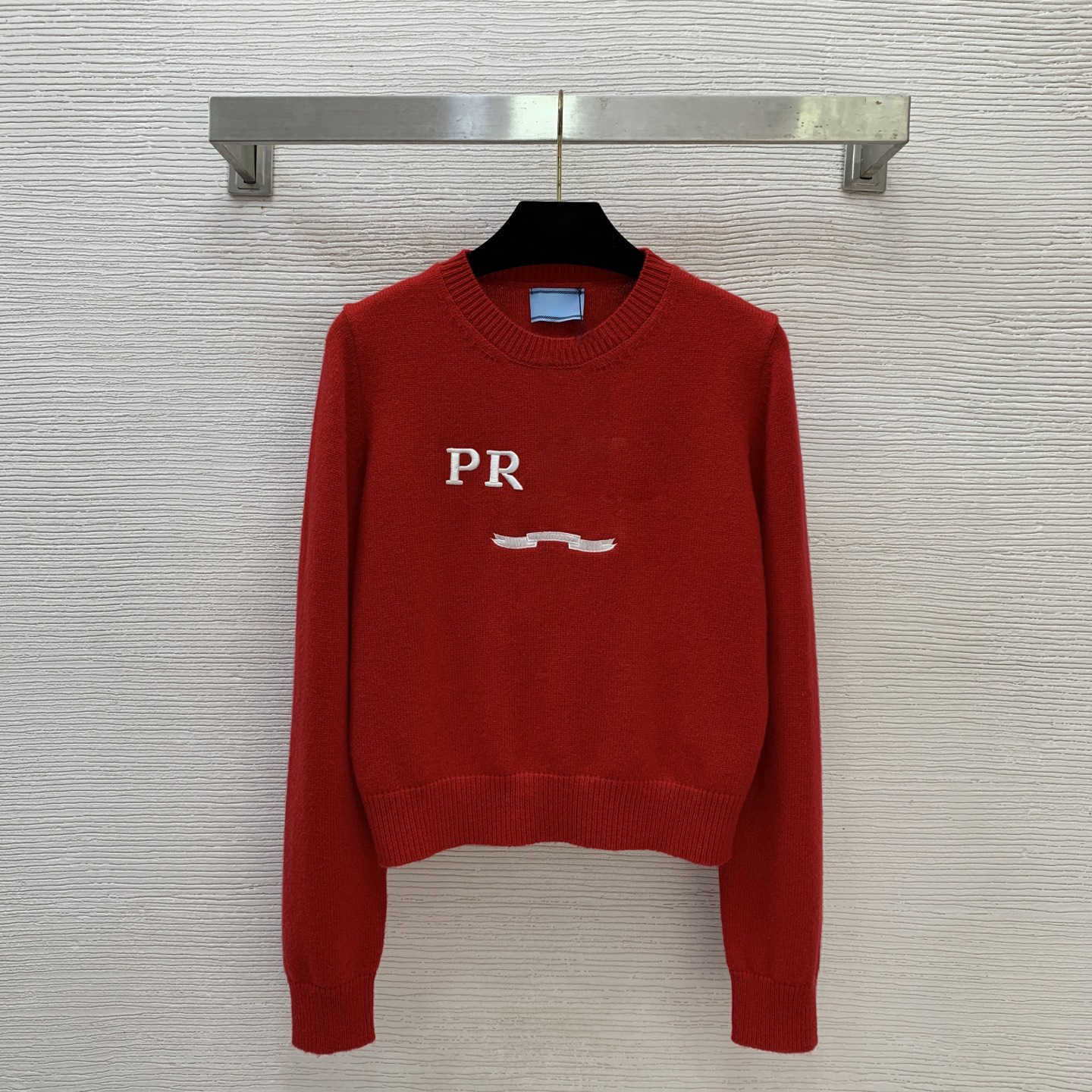 Classic Luxury Women Knit Sweaters High-end Wool Yarn Fabric Fashion Embroidered Logo Pullover Round-neck Long-sleeved Knitted Tops Womens Designer Clothes