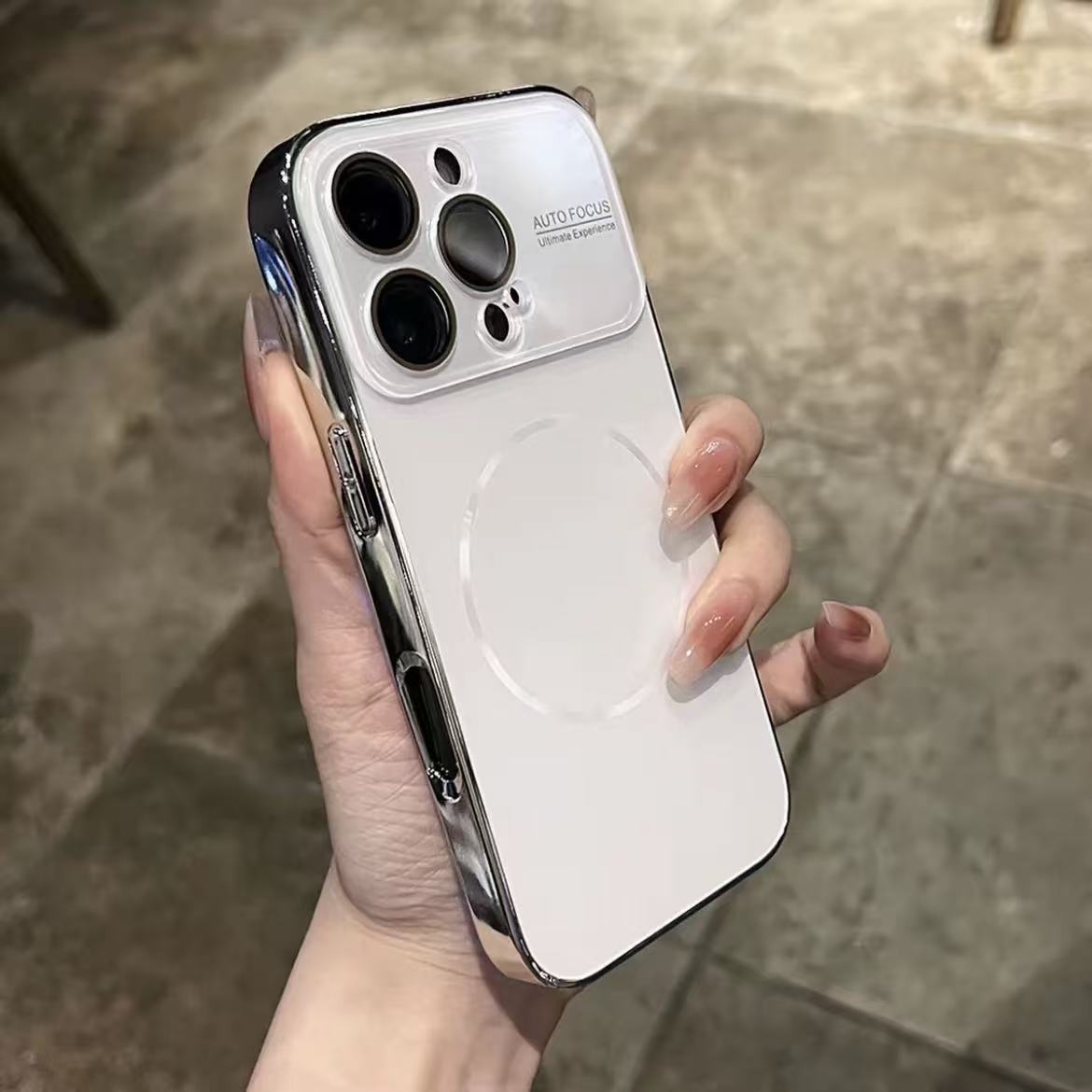 Advanced sense large window magnetic attraction for iPhone iPhone case lens film all-inclusive