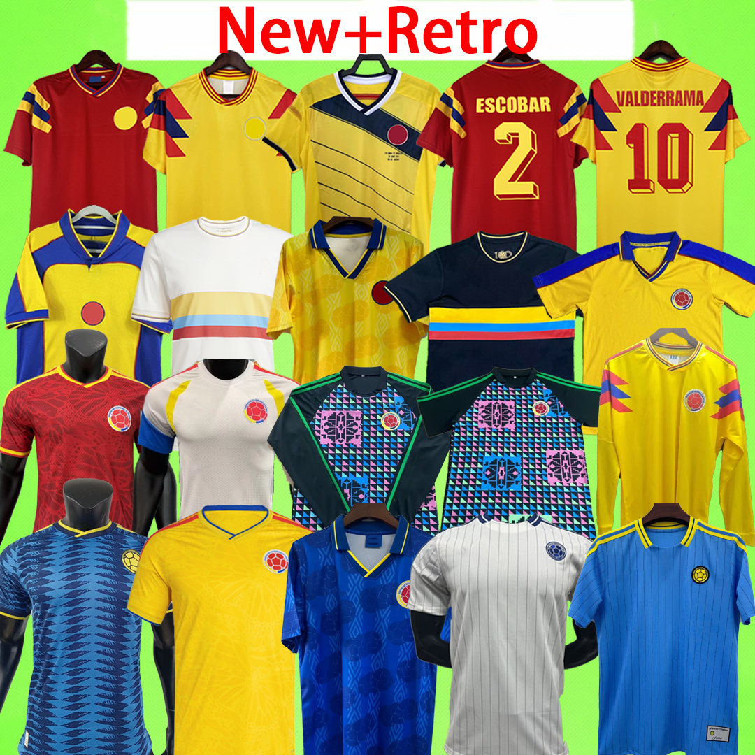 ICON New + Retro Colombia 2026 soccer jersey Kids Kit LUIS DIAZ 100th Women 1990 1994 1998 2014 Valderrama Player version football shirt 25 26 JAMES Columbia long sleeve