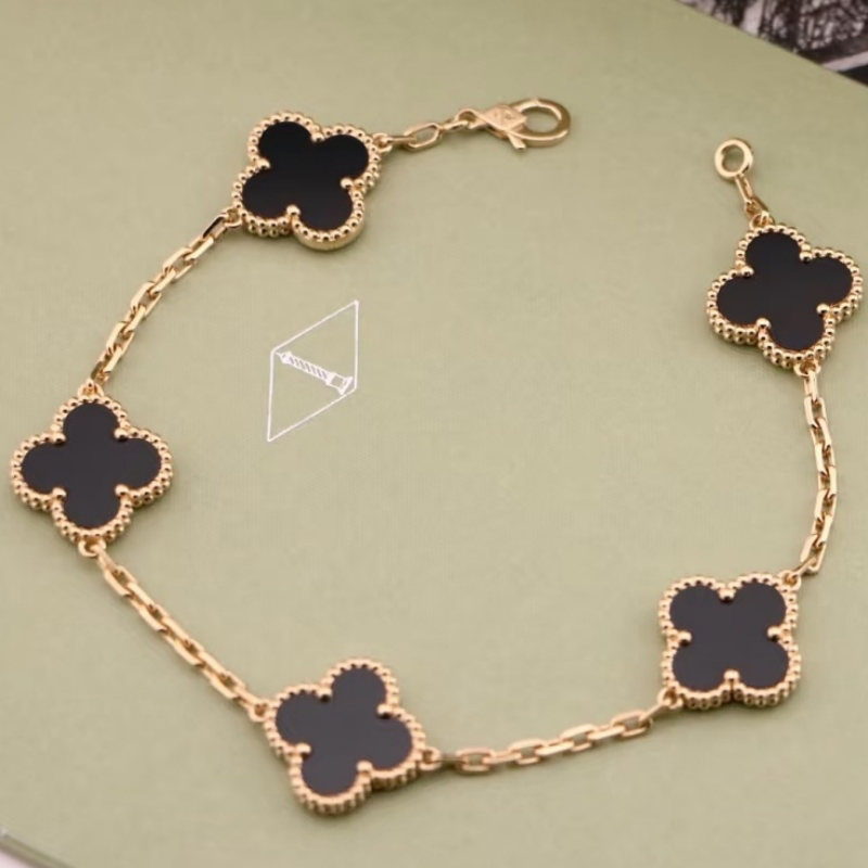 Classic four-leaf clover bracelet women's luxury brand design bracelet mother-of-pearl bracelet classic designer jewelry