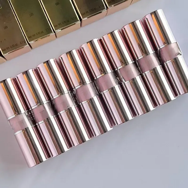 Loveshine Candy Glow Lipstick Pink Case Hydrating Tinted Lip Balm Long Lasting Shine Lip Color Makeup for Women 8 Colors Natural Lipstick 3.1g