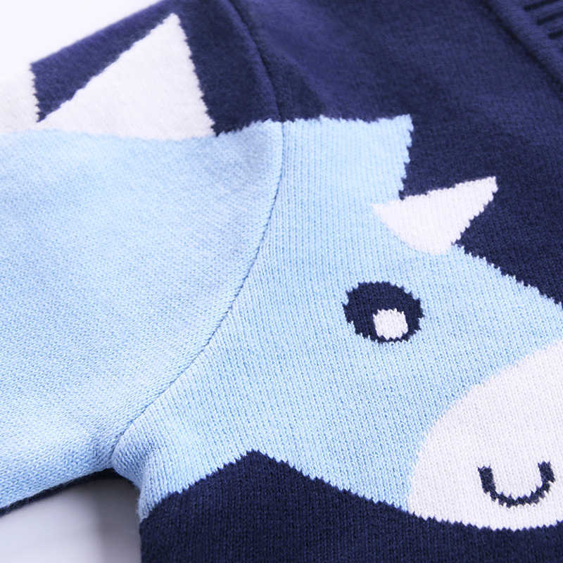 Cardigan Cardigan Class A Spring and Autumn New Children's Sweater Boys' Knitted Cardigan Jacket Trendy V-neck Single-breasted Top Children&