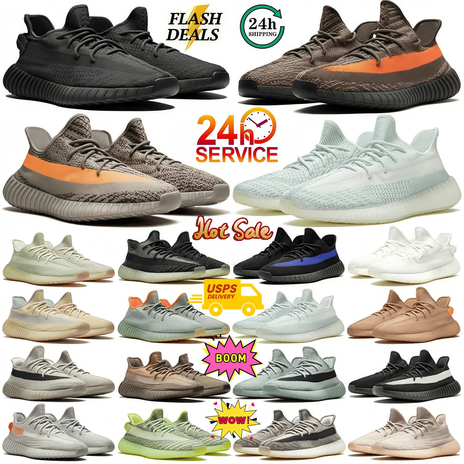Mens Casual Shoes Designer Shoes 350BoostV2 Womens Running Shoes Mesh Triple Black Red White Light Blue Tint Unisex Sneaker Chaussure Outdoor Sport shoes