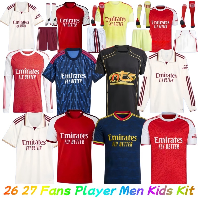 2025 EZE GYOKERES ZUBIMENDI NORGAARD MADUEKE LEWIS SKELLY RICE SAKA football shirt soccer jerseys arsenaalfootball kits 24 25 26 SALIBA G.JESUS ODEGAARD Men Kid tops