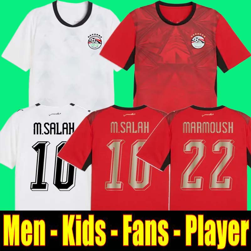 2025 2026 SALAH World Cup Egypt Soccer jerseys 26 27 MARMOUSH M.TREZEGUET IBRAHIM M.ATEYA N.MAHER ZALAKA A.KOUKA 2025 Africa Cup national team Football shirt Kids Kit