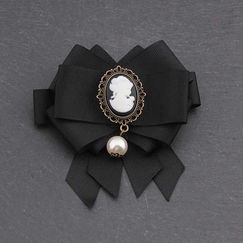 Women New Retro High-end Corsage Accessories Fabric Ribbon Clothing Accessories Bow Brooch Ppin H1285 Z260401