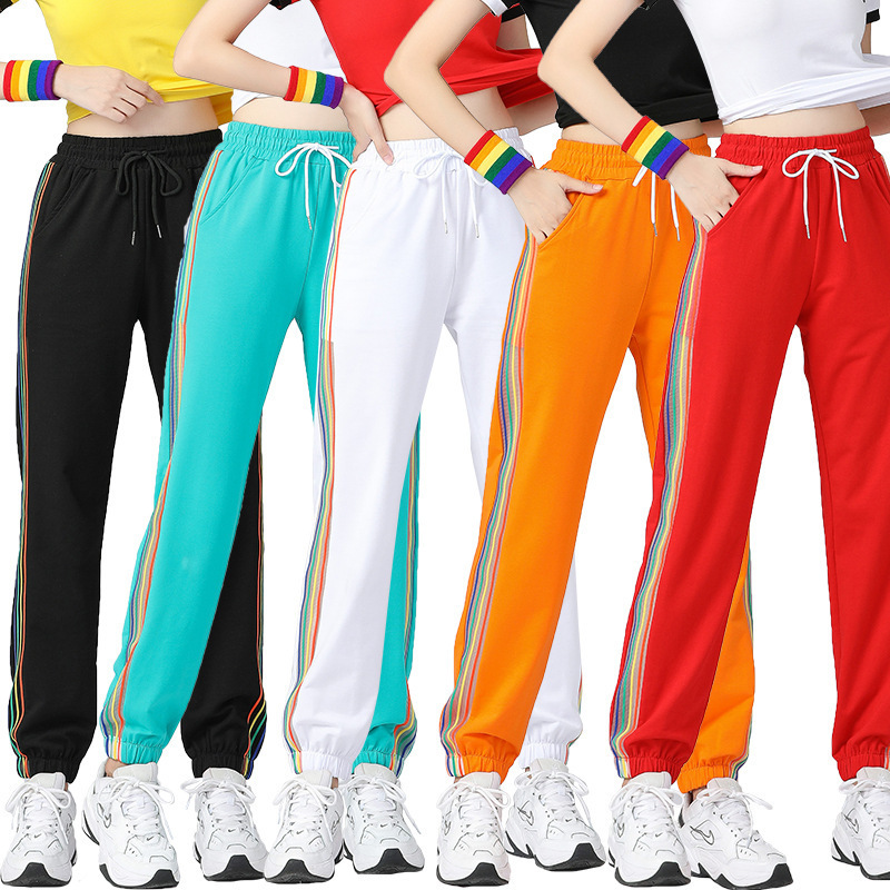 2022 Beijia Nanli square dance clothing spring and summer short sleeve T-shirt letter pants square dance sportswear 210518