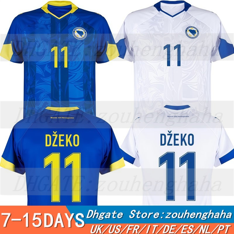 2026 Bosnia and Herzegovina Dzeko Soccer Jerseys 26 27 Home Away Men kids Players Fans Football Jersey Shirts kit Kit S-4XL