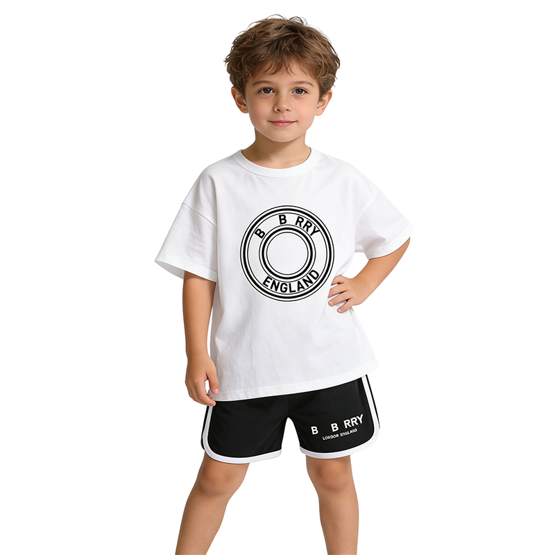 Kids Clothing Sets Designer T-Shirt Pants Set Fashion Letter Printing Children 2 Piece Cotton Baby Boys Girl Outdoor Sports Clothing Kid Tracksuits DSD2603042