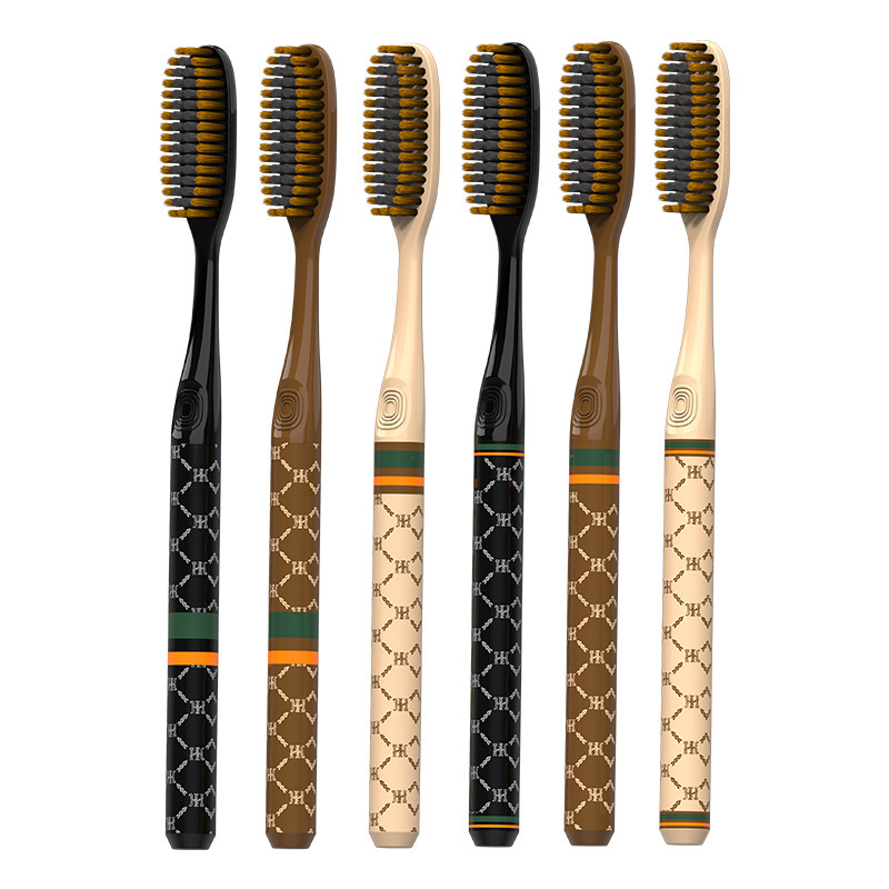 Toothbrush Luxury Style Fine Bristle Soft Hair High Appearance Wide Head Adult Home Travel Couple Toothbrush