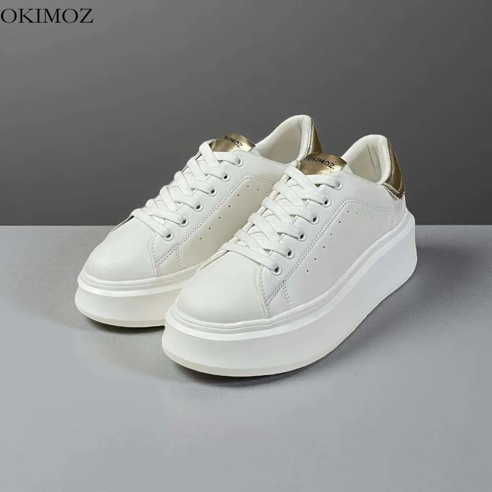 Fashion casual shoes Okimoz 2026 New Platform White Sneakers for Women