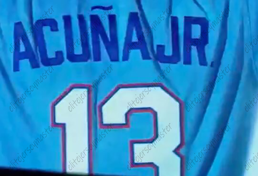 13 Ronald Acuna Jr. 2026 City Connect Chipper Jones 10 Matt Olson 28 Austin Riley 27 Michael Harris II 23 Murphy Baldwin 30 Personalized Customized Ba