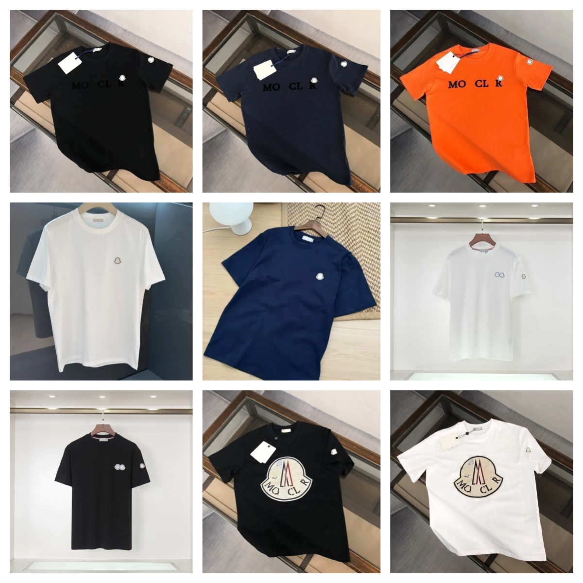 Men's Summer Pure Cotton Round-neck Short-sleeved T-shirt Is Fashionable and Versatile