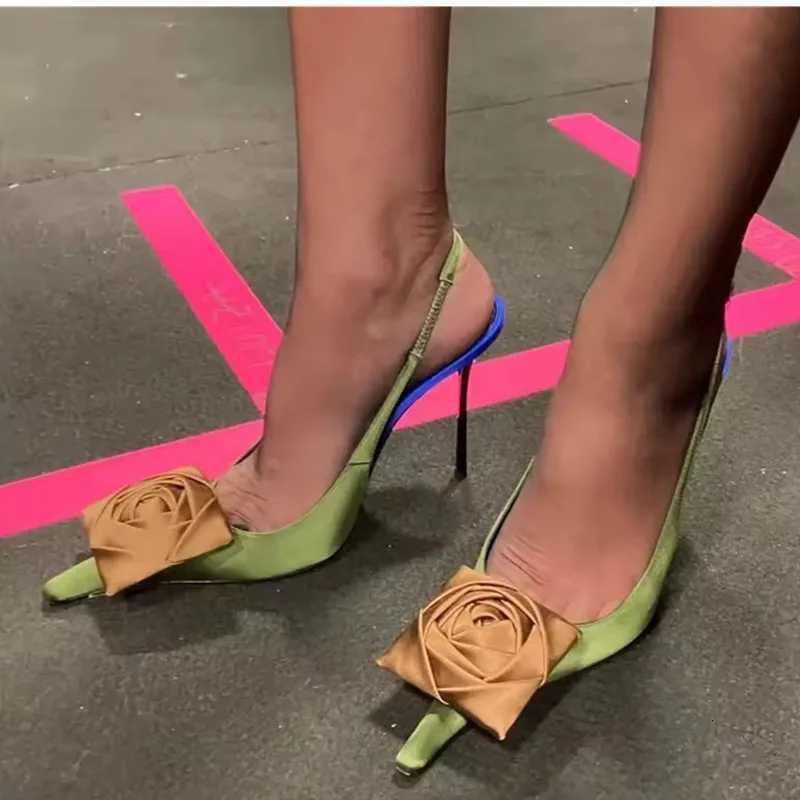 2026 Women Sexy Pointed Toe High Heeled Shoes For Womans Thin Heels Slip-On Summer Pumps Luxury Lady Black Wedding Party Sandal X260401