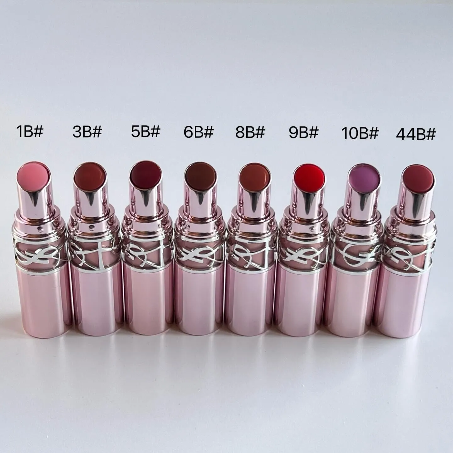 Loveshine Candy Glow Lipstick Pink Case Hydrating Tinted Lip Balm Long Lasting Shine Lip Color Makeup for Women 8 Colors Natural Lipstick 3.1g