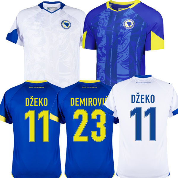2026 2024 WORLD CUP Bosnia and Herzegovina Dzeko Soccer Jerseys 26 27 Home Away Men kids Fans Football Jersey Shirts kit Kit S-4XL ALAJBEGOVIC 19 BAJRAKTAREVIC 20