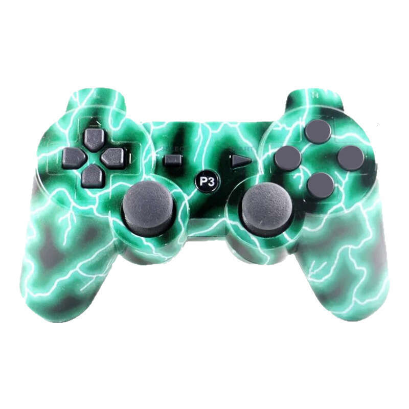 Cross-border PS3 Wireless Bluetooth Game Controller Dual Vibration Snowflake Buttons Universal Multi-Color Gamepad Factory Supply CKS