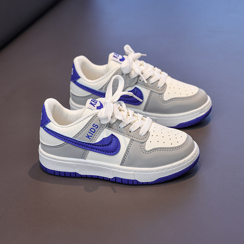 Big Kids Casual Low Top Sneakers All Season Wear Girls Color Block Board Shoes Non Slip Walking Low Top Casual Shoes Standard US EU Sizes Free Shippin