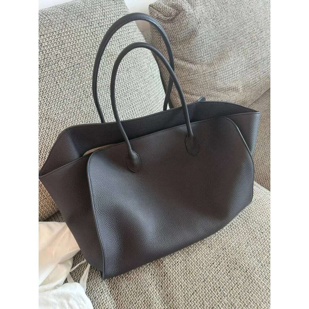 One-Piece Dropshipping High-End Tote High Quality Genuine Leather Large Capacity Marlo 17/14 Shoulder Handbag Soft Cowhide Casual Suede Women's Bag