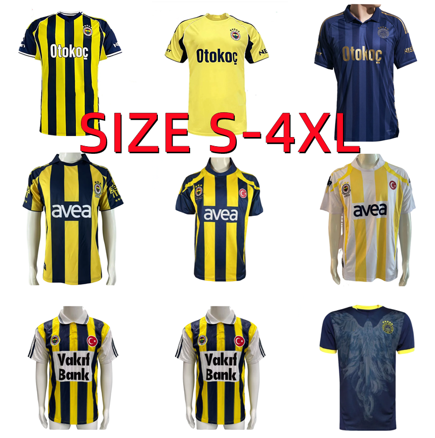 25 26 Fenerbahce Soccer Jerseys Retro 2007 2008 2009 Men Uniforms Y. EN-NESYRI A.TALISCA KAHVECi 2025 2026 SZYMANSKI DJIKU R. BECAO SOYUNCU Football Shirts men kids kits