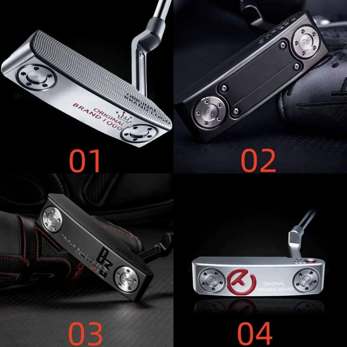 Premium Blade Golf Putter CNC Milled Face High MOI Stability Durable Smooth Feel 32 33 34 35 Inch Multiple Styles With Headcover