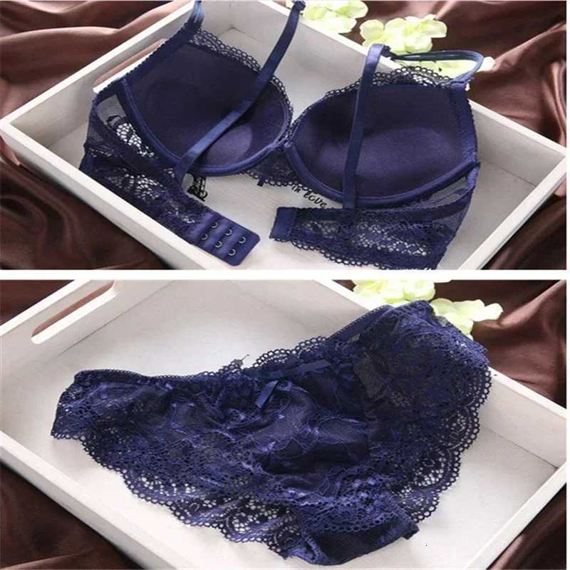 Newest Womens Push Up Embroidery Lace Floral Bra Sets Panties Underwear 5 Colors Z260402