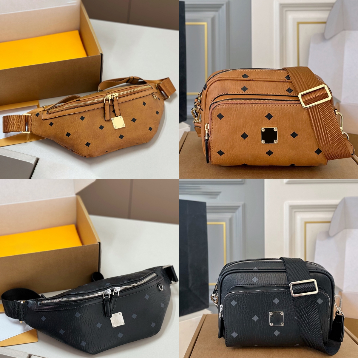 Designer Waist Bags Leather Bumbags Fashion Camera Bag Chest Pack Fanny Packs Belt Bag Luxury Men Womens Crossbody Bag Flap Shoulder Bag Temperament Fannypacks