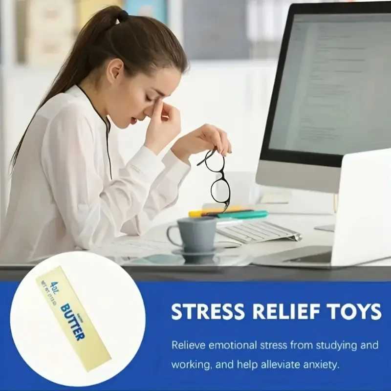 Simulated Butter Squishy Toys Super Slow Rebound Fidget Toy for Relax Work Decompression Super Wet Perfect for Daily Party H260402