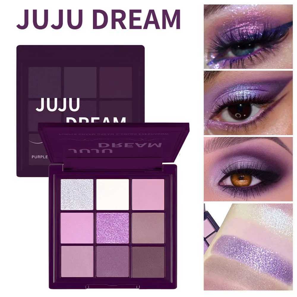 9-Color Dream Purple Eyeshadow Palette Low Saturated Smokey Multi Waterproof And Sweatproof For A Long-Lasting Smoky Eye Makeup H260402