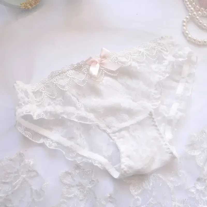 Japanese Water-soluble Embroidery Thin Cup Girl Cute Gathering Lingerie Set Large Bra Set Z260402