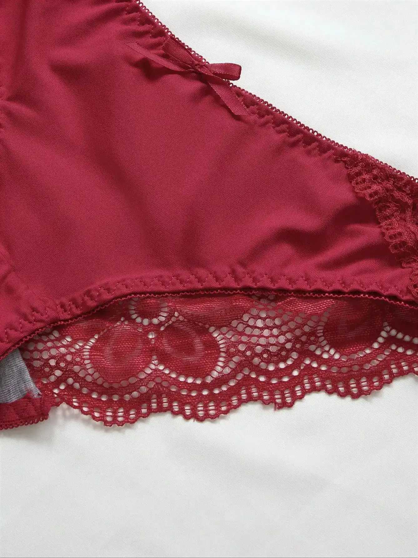 Viomisha Lingerie Set Lady Push Up Bras Set Transparent Floral Underwire Intimate Pretty Lace Underwear Panty Set Z260402