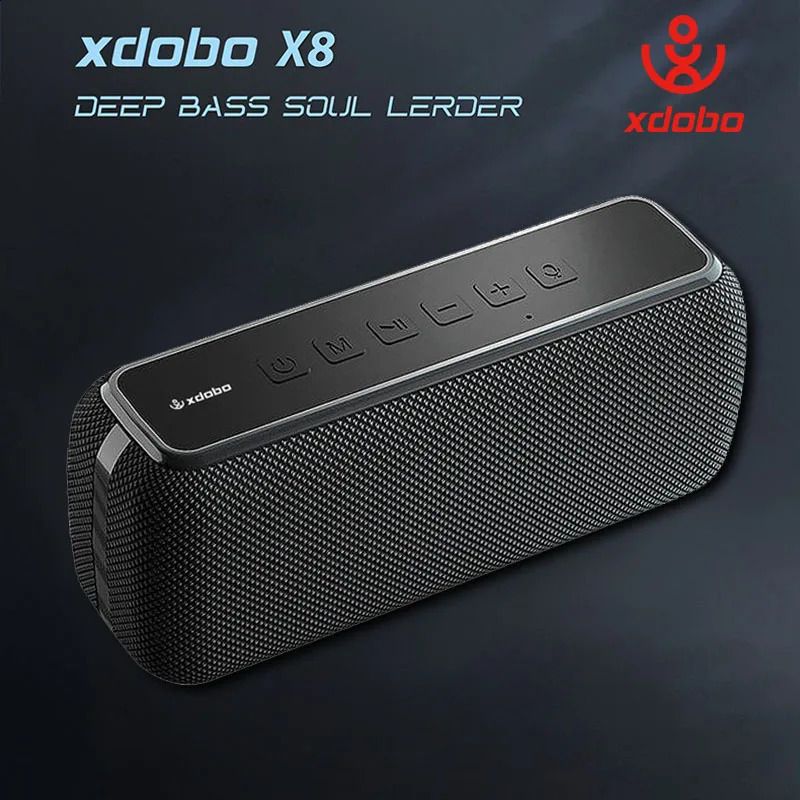 XDOBO X8 60W Portable Outdoor Speakers Bluetooth Wireless Bass Subwoofer Waterproof 6600mAh TWS Function Support TF/AUX 260127