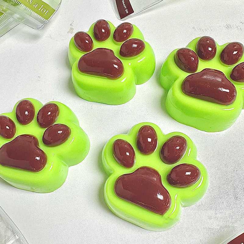 Uniquely Soft Silicone Chocolate Cat Claw Relief Toy Slow Rising Decompression Pinching Toy Ideal Gift for Kids H260402