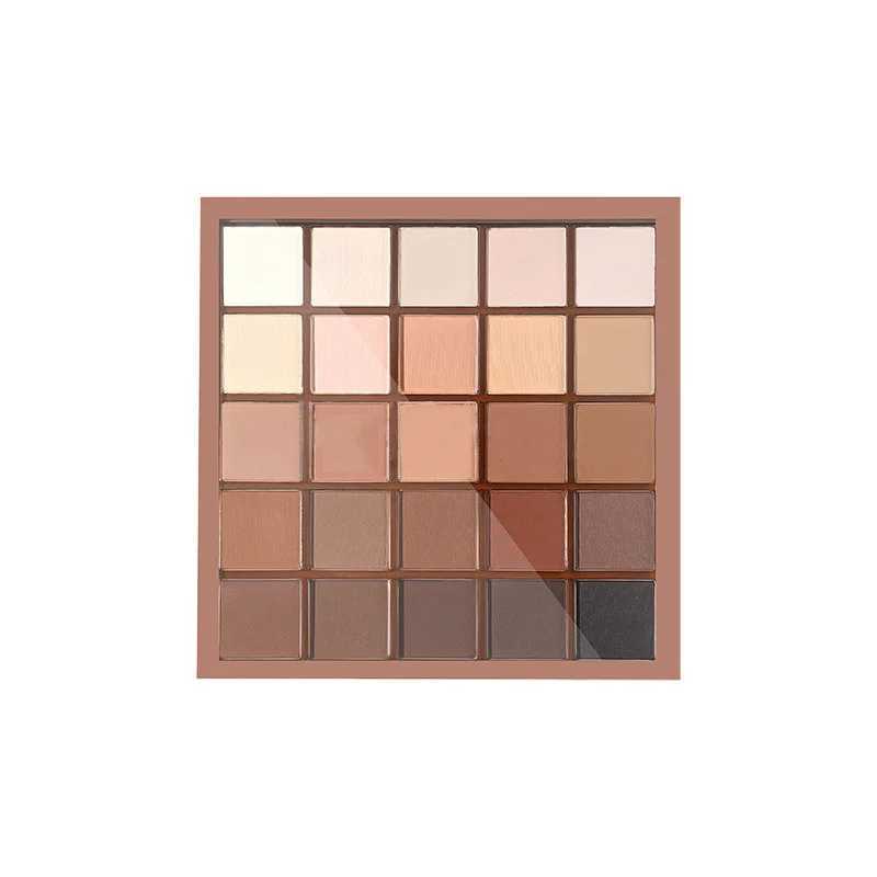 25 Color Eyeshadow Palette Natural Gray Brown Earthy Tone Coffee Chocolate Style Makeup Shadows for Eyes Make Up Women Cosmetics H260402
