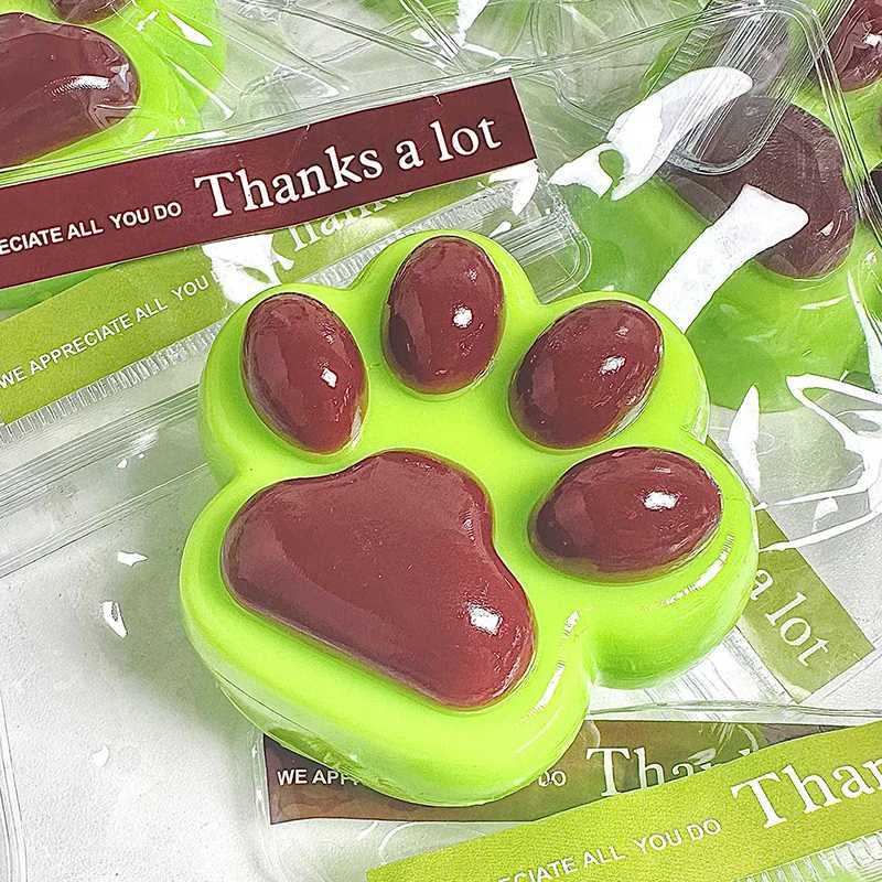 Uniquely Soft Silicone Chocolate Cat Claw Relief Toy Slow Rising Decompression Pinching Toy Ideal Gift for Kids H260402