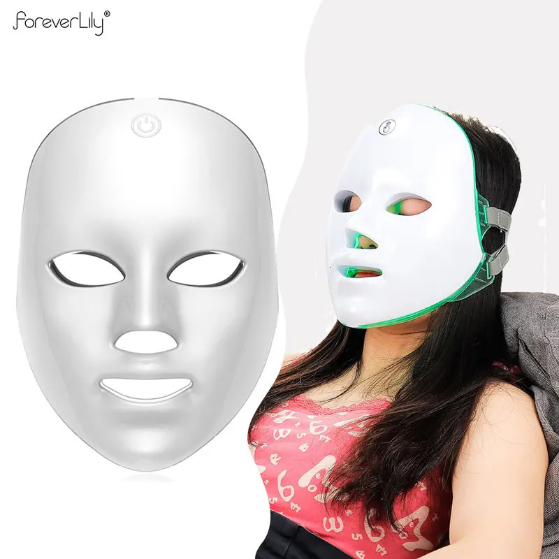 Facial LED Mask 7 Colors LED Face Mask LED Skin Beauty Machine Wireless Use 260401