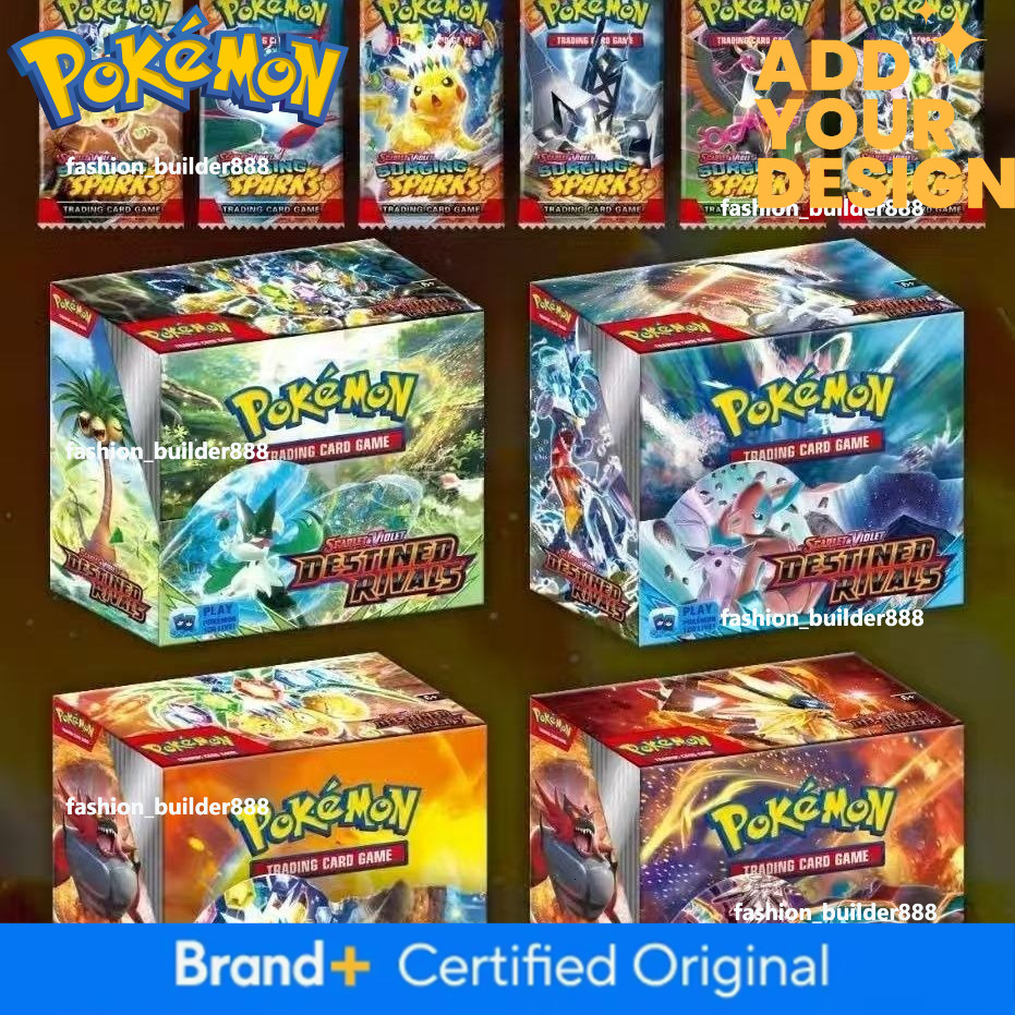 English Supply Cards Full Pokemon Blind Box Pet Elves Paldean Fates
