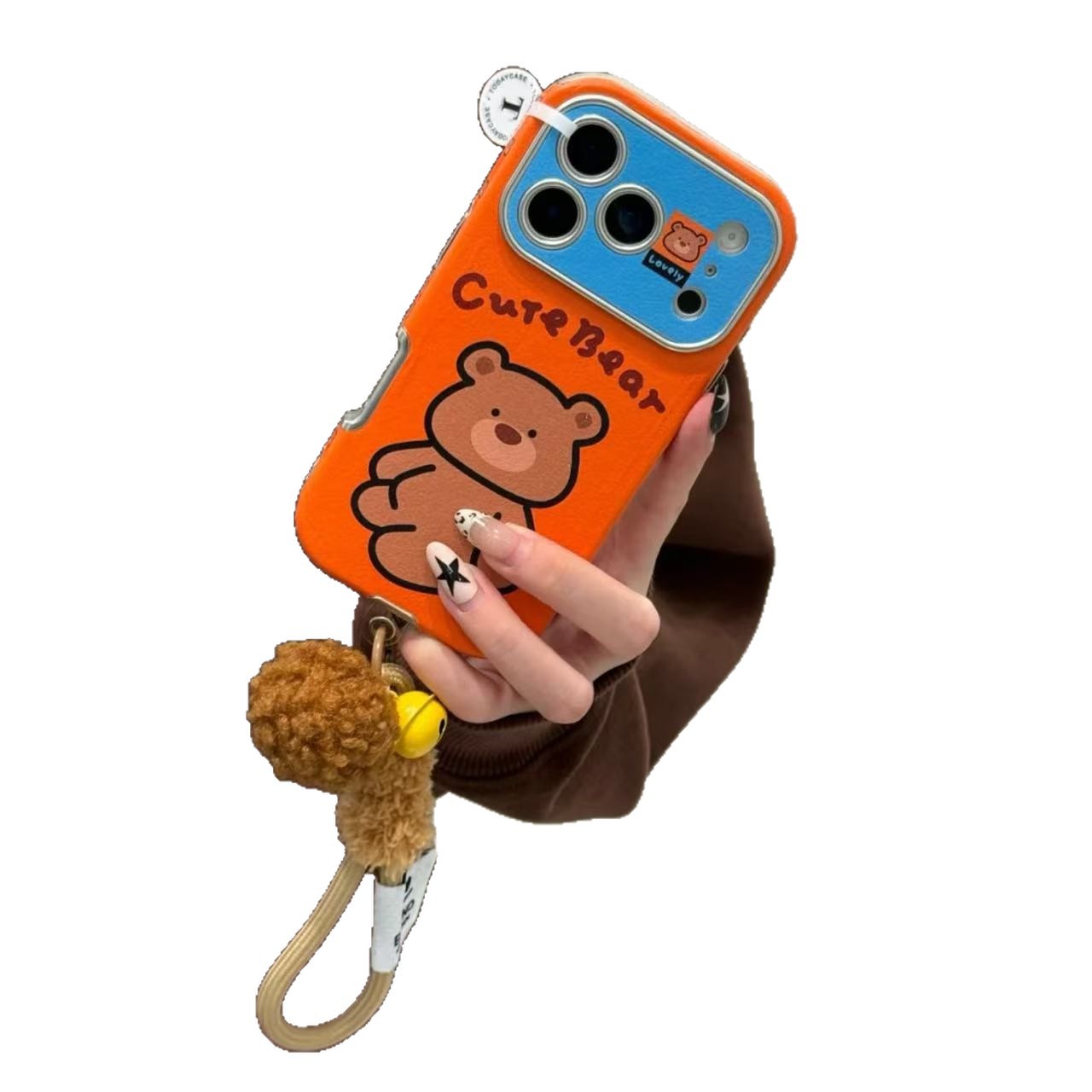 Contrasting leather pattern small animal wristband for iPhone iPhone case new all-inclusive