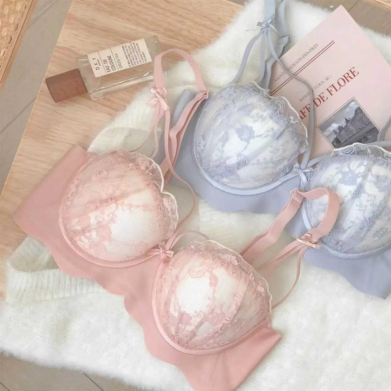 New Sweet and Cute Girl-free Undergarment Womens Comfortable Bra Cover Set Z260402
