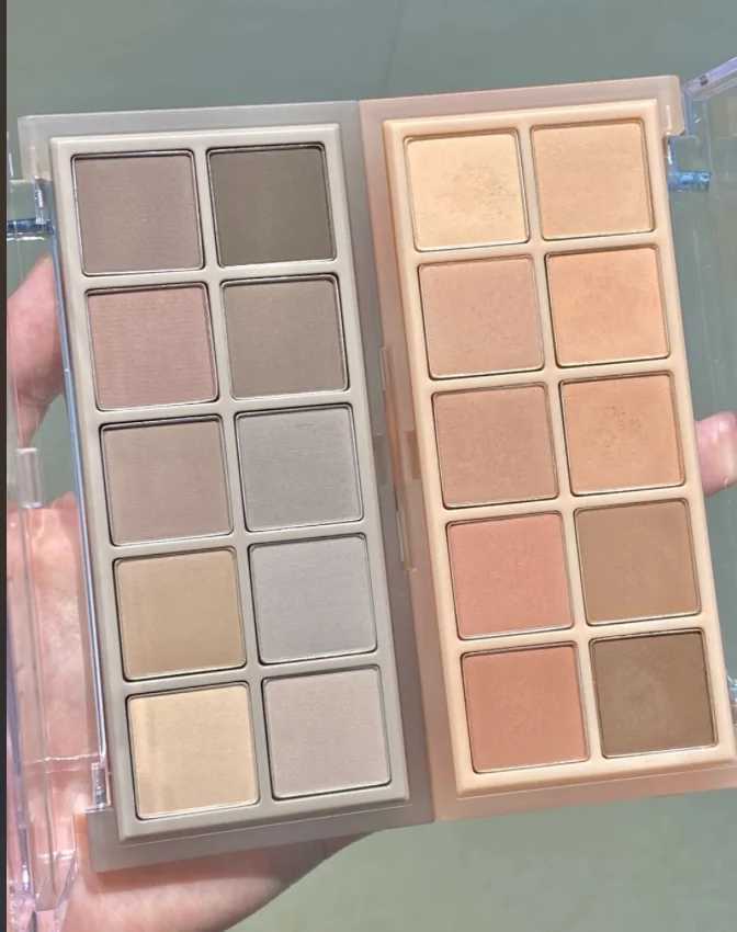 romnd 10 Shades Eyeshadow Korean Makeup Palette 75g Long-lasting eye makeup Containing eyeshadow Palette Original Cosmetics H260402